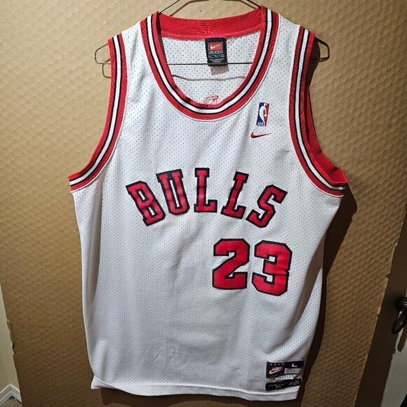 Michael Jordan #23 1984 Nike Team Sports Flight 8403 Chicago  Bulls NBA Jersey L - Picture 1 of 12